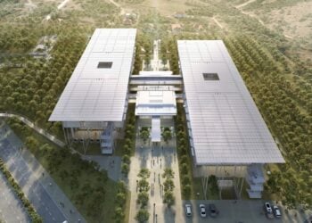 Απεικόνιση της τελικής μορφής του Παιδιατρικού Νοσοκομείου Θεσσαλονίκης (φωτ.: ΑΠΕ-ΜΠΕ)