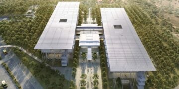 Απεικόνιση της τελικής μορφής του Παιδιατρικού Νοσοκομείου Θεσσαλονίκης (φωτ.: ΑΠΕ-ΜΠΕ)