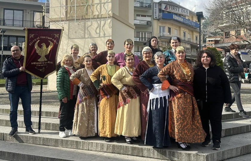 (Φωτ.: facebook/Σύλλογος Ποντίων Θάσου Διογένης ο Σινωπεύς»)