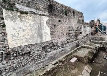 Θαμμένος σχεδόν 8 μέτρα κάτω από τη σύγχρονη Τραπεζούντα βρέθηκε ο αρχαίος ποτάμιος λιμένας, ο τρίτος γνωστός σε όλο τον κόσμο (φωτ.: IHA)