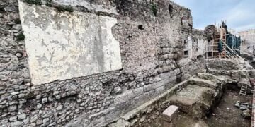 Θαμμένος σχεδόν 8 μέτρα κάτω από τη σύγχρονη Τραπεζούντα βρέθηκε ο αρχαίος ποτάμιος λιμένας, ο τρίτος γνωστός σε όλο τον κόσμο (φωτ.: IHA)