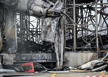 Ό,τι απέμεινε από το τμήμα του «Βιολάντα» όπου σημειώθηκε η φονική έκρηξη, Πέμπτη 29 Ιανουαρίου 2026 (φωτ.: offnetwork.gr / EUROKINISSI)