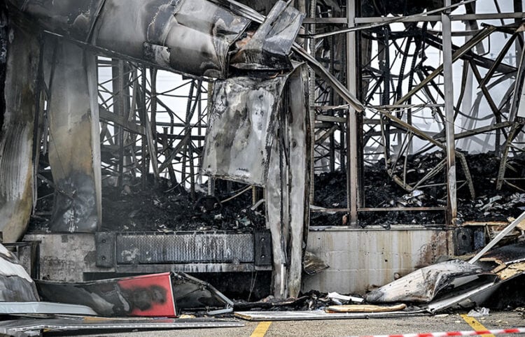 Ό,τι απέμεινε από το τμήμα του «Βιολάντα» όπου σημειώθηκε η φονική έκρηξη, Πέμπτη 29 Ιανουαρίου 2026 (φωτ.: offnetwork.gr / EUROKINISSI)