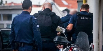 Απολογία στον ανακριτή Τρικάλων του ιδιοκτήτη της βιομηχανίας «Βιολάντα» Κώστα Τζιωρτζιώτη. Τρίτη 17 Φεβρουαρίου 2026 (φωτ.: EUROKINISSI / Θανάσης Καλλιάρας)