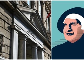 Στο Ζωγράφειο Λύκειο της Πόλης η Μικρασιάτισσα Διδώ Σωτηρίου (εικ.: Γ. Βορύλλα)