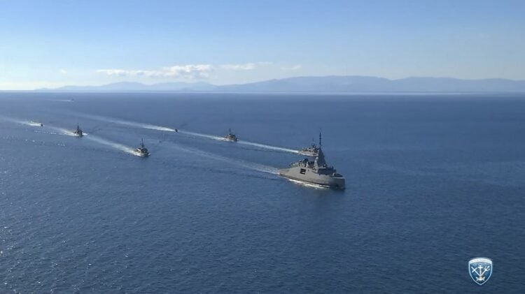 Η φρεγάτα "Κίμων" (Φωτ.: ΓΕΝ ΕΚΠΡΟΣΩΠΟΣ ΤΥΠΟΥ / EUROKINISSI)