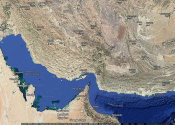 Τα Στενά του Ορμούζ  στο χάρτη (πηγή: Google Maps)