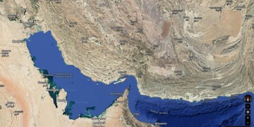 Τα Στενά του Ορμούζ  στο χάρτη (πηγή: Google Maps)