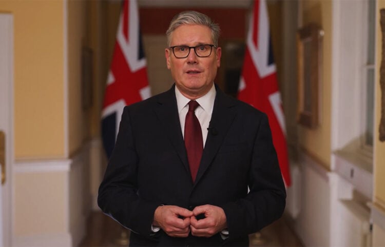 Στιγμιότυπο από το βίντεο του σερ Κιρ Στάρμερ (πηγή: x.com)