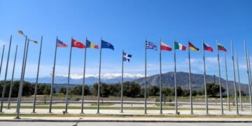 Εξωτερική εικόνα από τις εγκαταστάσεις της Στρατιωτικής Βάσεως των ΗΠΑ στη Σούδα (φωτ.: Γρ. Τύπου ΓΕΕΘΑ / EUROKINISSI)