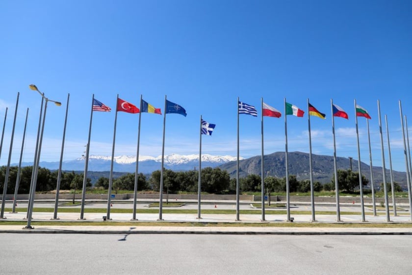 Εξωτερική εικόνα από τις εγκαταστάσεις της Στρατιωτικής Βάσεως των ΗΠΑ στη Σούδα (φωτ.: Γρ. Τύπου ΓΕΕΘΑ / EUROKINISSI)