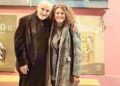 Ο Τάκης Βαμβακίδης με τη Σοφία Παπάζογλου μετά την παράσταση (πηγή: facebook.com/sofia.papazoglou27)