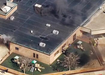 Πλάνο από τη live κάλυψη που κάνει το Fox News (πηγή: Χ)