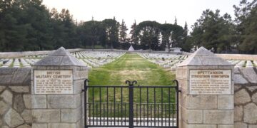 Το Κοινοπολιτειακό Στρατιωτικό Κοιμητήριο Πολυκάστρου (φωτ.: Αλεξία Ιωαννίδου)