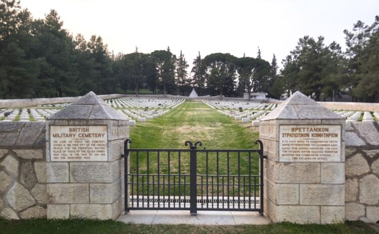 Το Κοινοπολιτειακό Στρατιωτικό Κοιμητήριο Πολυκάστρου (φωτ.: Αλεξία Ιωαννίδου)