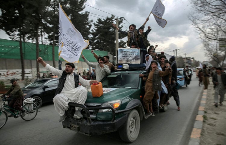 Αφγανοί διαδηλώνουν εναντίον του Πακιστάν στην Καμπούλ, Παρασκευή 6 Μαρτίου 2026 (φωτ.: EPA / Samiullah Popal)