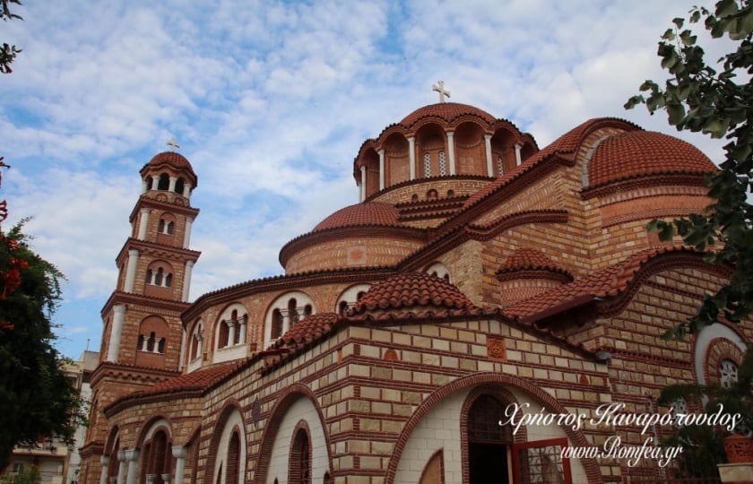 Ο ιερός ναός Αγίου Παντελεήμονος στους Αμπελόκηπους της Θεσσαλονίκης (φωτ.: romfea.gr/Χρήστος Καναρόπουλος)