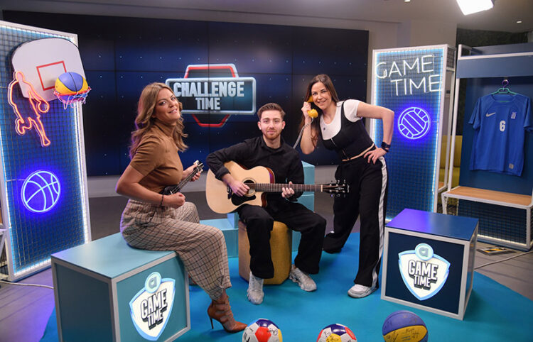 Η Χρύσπα κάνει show στο Allwyn Game Time με μπαγλαμά και νότες