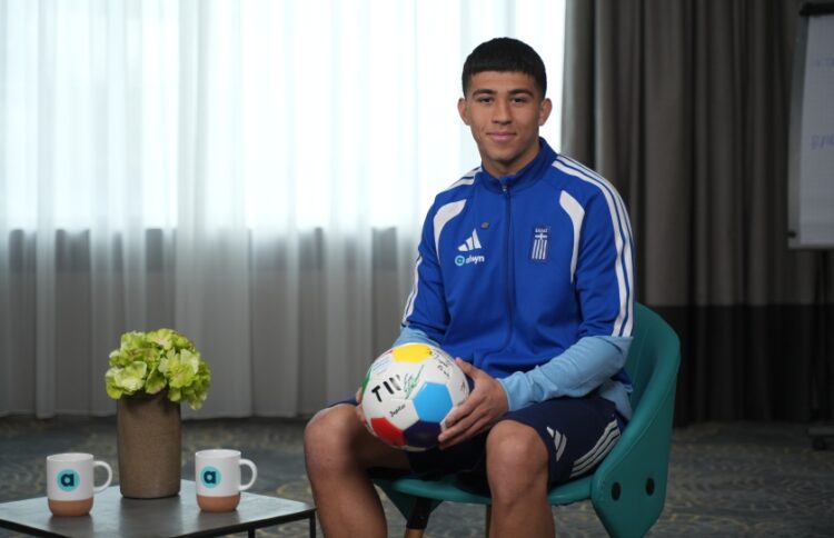 Ο νεαρός διεθνής του ΠΑΟΚ Δημήτρης Χατσίδης (φωτ.: Allwyn)