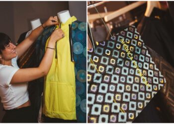 H Anfisa Roumelidi είναι μια σχεδιάστρια ρούχων που ζει στη Γερμανία και έχει τον ποντιακό πολιτισμό στην καρδιά της (φωτ.: Elias Ghanias)