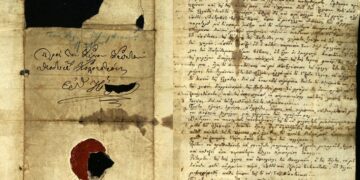 Επιστολὴ του Αλέξανδρου Υψηλάντη προς τον Θεόδωρο Κολοκοτρώνη, αμέσως μετὰ την άφιξη του τελευταίου στη Μάνη, με οδηγίες για την προετοιμασία της Επανάστασης στην Πελοπόννησο (φωτ.: https://kolokotronis-archive.org)