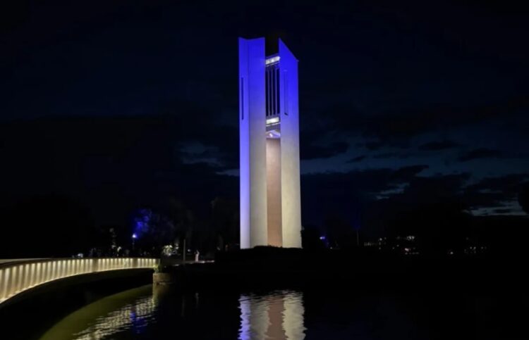 Με το Εθνικό Καμπαναριό Carillion ο ελληνικός εθνικός ύμνος αντήχησε σε όλη την Καμπέρα (φωτ.: Petros Satsias)