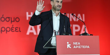 Ο Αλέξης Χαρίτσης στο προγραμματικό συνέδριο της Νέας Αριστεράς, Πέμπτη 22 Ιανουαρίου 2026 (φωτ.: EUROKINISSI / Γιάννης Παναγόπουλος)