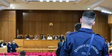 Συνεδρίαση του Πενταμελούς Εφετείου Κακουργημάτων Αθηνών για την ανακοίνωση των ποινών στους κατηγορούμενους για συμμετοχή στην εγκληματική οργάνωση Χρυσή Αυγή. Τετάρτη 11 Μαρτίου 2026 (φωτ.: EUROKINISSI / Τατιάνα Μπόλαρη)