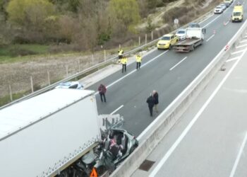 Εικόνα από το σημείο του τραγικού δυστυχήματος (φωτ.: glomex)