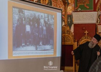 Από την εκδήλωση για τα 100 χρόνια της Ευαγγελίστριας στη Νέα Ιωνία Βόλου (φωτ.: Flickr / Ιερά Μητρόπολη Δημητριάδος)