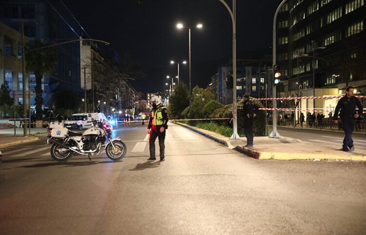 Κλειστή η λεωφόρος Αλεξάνδρας στο ύψος της ΓΑΔΑ, λόγω του άνδρα με της χειροβομβίδες. Παρασκευή 6 Μαρτίου 2026 (φωτ.: EUROKINISSI / Δανάη Δαυλοπούλου)