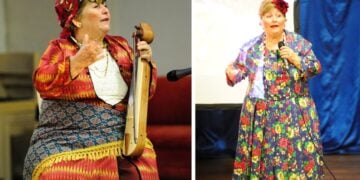 Η συγγραφέας Γιούλη Γεωργιάδου σε χαρακτηριστικά στιγμιότυπα (φωτ.: Παύλος Νικολαΐδης)