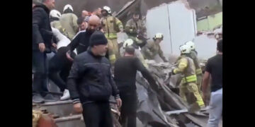 Στιγμιότυπο από τις προσπάθειες διάσωσης (πηγή: x.com/Haberler)