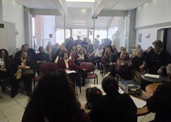 Στιγμιότυπο από τη γενική συνέλευση (φωτ.: facebook/Σωματείο Παναγία Σουμελά Δήμου Θέρμης)