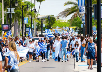 Τάρπον Σπρινγκς, ή αλλιώς το «Ελληνικό Χωριό» στη Φλόριντα. 29 Μαρτίου 2026 (φωτ.: Facebook / City of Tarpon Springs, Florida - City Hall)