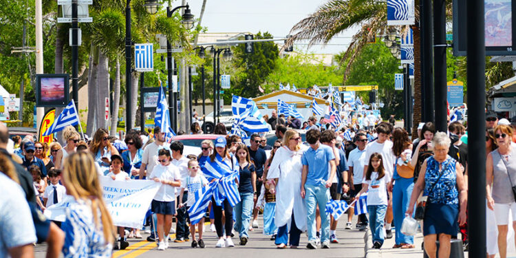 Τάρπον Σπρινγκς, ή αλλιώς το «Ελληνικό Χωριό» στη Φλόριντα. 29 Μαρτίου 2026 (φωτ.: Facebook / City of Tarpon Springs, Florida - City Hall)