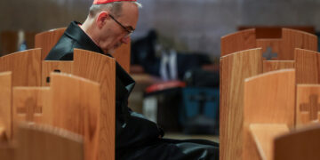 Ο Λατίνος Πατριάρχης Ιεροσολύμων Pierbattista Pizzaballa (φωτ.: EPA / Ammar Awad)