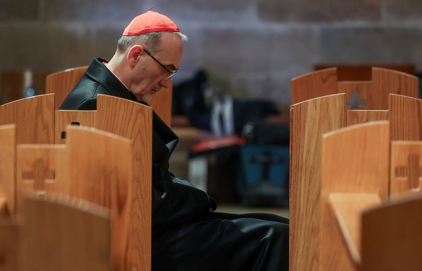 Ο Λατίνος Πατριάρχης Ιεροσολύμων Pierbattista Pizzaballa (φωτ.: EPA / Ammar Awad)