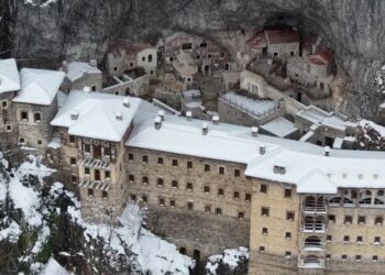 Παναγία Σουμελά σαν από καρτ ποστάλ, Κυριακή 1 Μαρτίου 2026 (φωτ.: IHA)