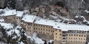 Παναγία Σουμελά σαν από καρτ ποστάλ, Κυριακή 1 Μαρτίου 2026 (φωτ.: IHA)