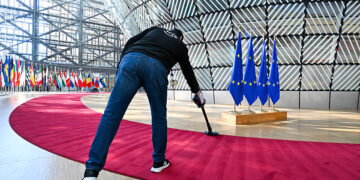 Προετοιμασία για την άφιξη των ηγετών των χωρών μελών της Ευρωπαϊκής Ένωσης, για τη Σύνοδο Κορυφής στις 19 και 20 Μαρτίου 2026 (φωτ.: European Union)