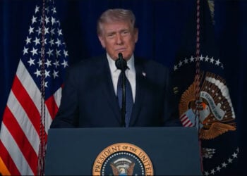 Στιγμιότυπο από το βίντεο «απολογισμού» του Ντ. Τραμπ (πηγή: x.com)