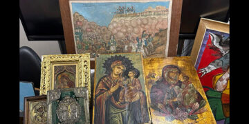 Ένα μέρος από τα κατασχεθέντα (φωτ.: Υπ. Προστασίας του Πολίτη)