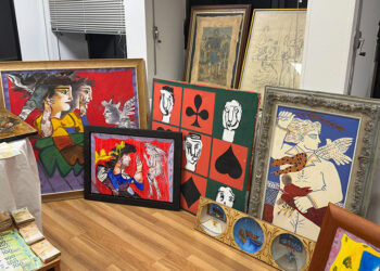 Μέρος των κατασχεθέντων έργων (φωτ.: Υπ. Προστασίας του Πολίτη  / EUROKINISSI)