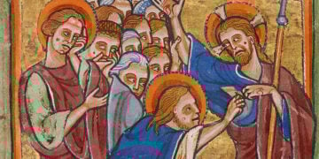 Λεπτομέρεια από εικονογράφηση χειρογράφου (πηγή: commons.wikimedia.org)