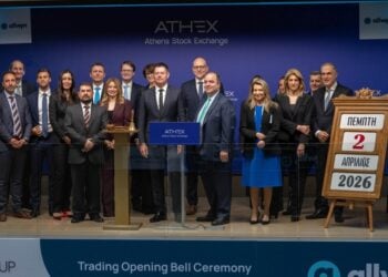 Η πανηγυρική έναρξη της σημερινής συνεδρίασης στο ΧΑ