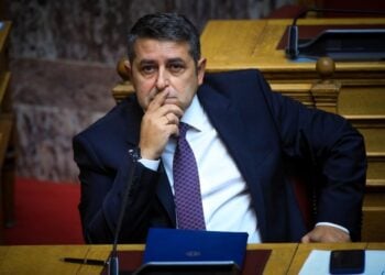 Ο υφυπουργός παρά τω Πρωθυπουργό Γιώργος Μυλωνάκης (φωτ. αρχείου: Γιώργος Κονταρίνης/EUROKINISSI)