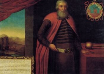 Πορτρέτο του Ιβάν Ευσταφίεβιτς Βλάσοφ διά χειρός Γκριγκόρι Αντόλσκι, το 1695 (πηγή: commons.wikimedia.org/wiki/ File:Grigoriy_Adolsky_)