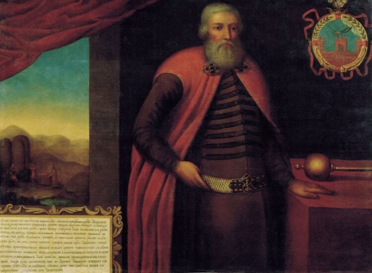 Πορτρέτο του Ιβάν Ευσταφίεβιτς Βλάσοφ διά χειρός Γκριγκόρι Αντόλσκι, το 1695 (πηγή: commons.wikimedia.org/wiki/ File:Grigoriy_Adolsky_)