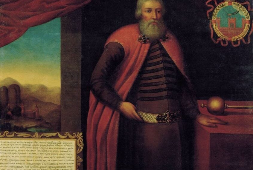 Πορτρέτο του Ιβάν Ευσταφίεβιτς Βλάσοφ διά χειρός Γκριγκόρι Αντόλσκι, το 1695 (πηγή: commons.wikimedia.org/wiki/ File:Grigoriy_Adolsky_)